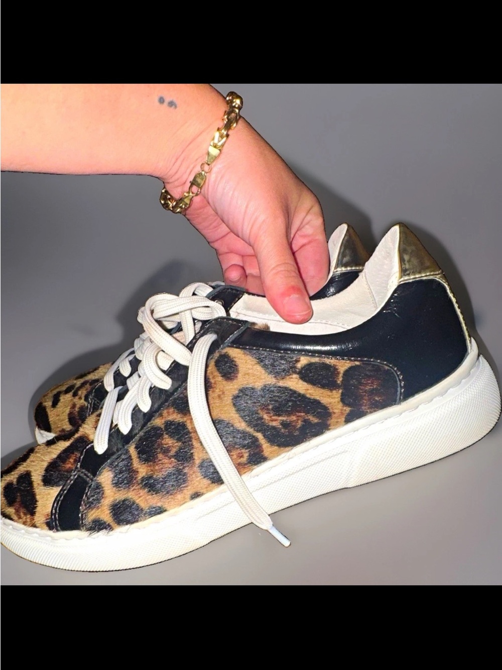 Johnston & Murphy Leopard-Print Low-Top Sneakers 7.5